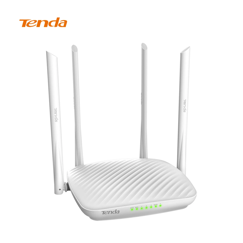 Tenda F9 600 Мбит/с Беспроводной Wi Fi маршрутизатор 4 * 6dBi антенны сетевой адаптер 2.4 г WiFi