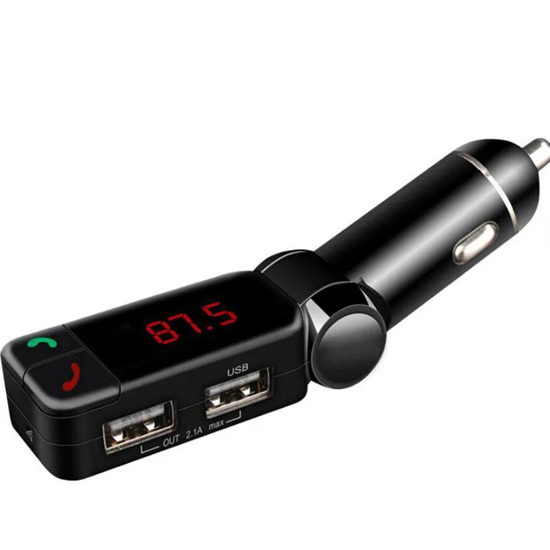 Автомобильный MP3 аудио плеер Bluetooth FM передатчик беспроводной fm модулятор