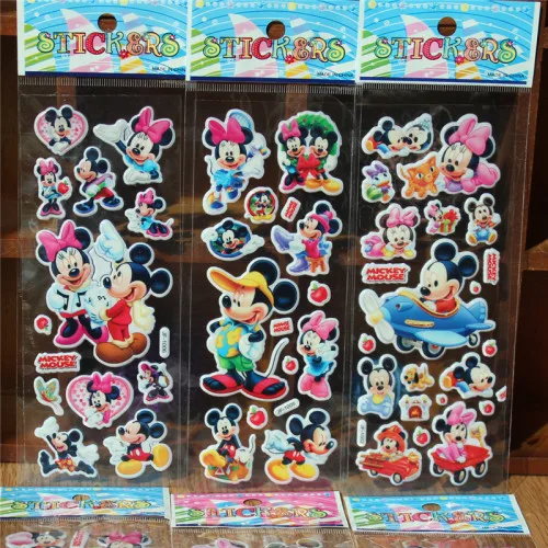 Hello Kitty 10 шт. 7*17 см пожарные Сэм 3D объемные наклейки учитель награда наклейка вечерние сувениры для Декор для детского дня рождения - Цвет: Hello Kitty