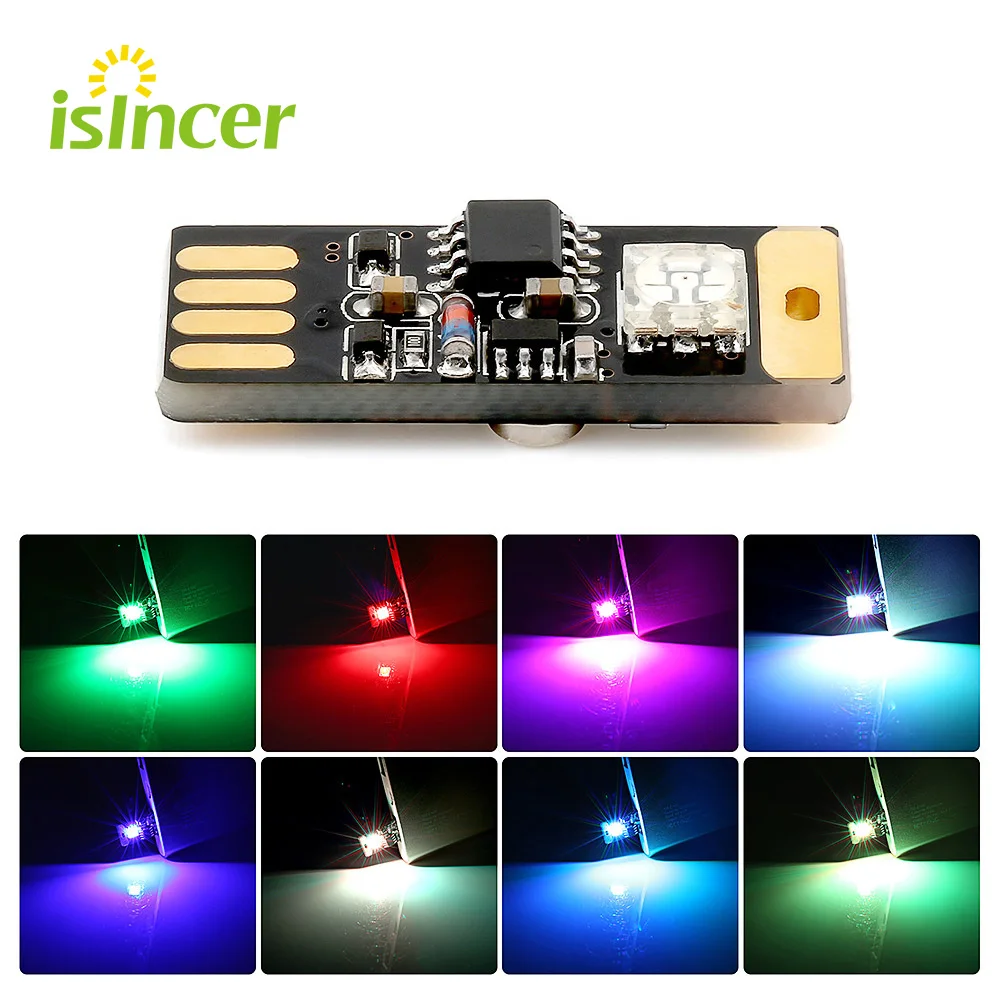 подсветка салона авто Автомобиль USB RGB атмосфера огни красочные музыка Голос