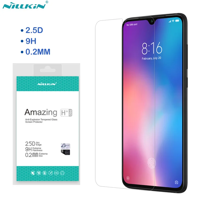 Закаленное стекло Nillkin для Xiaomi Mi 9 Glass на Lite SE A3 0 2 мм 9H 2.5D Защитная пленка экрана CC9