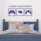 WXDUUZ игровая Настенная Наклейка-выберите ваше оружие, видео настенный игровой стикер, наклейка на стену, домашний декор, настенные наклейки, виниловые B508