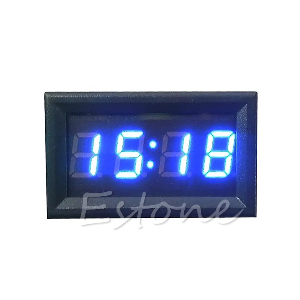 

2019 New 12V/24V Car Motorcycle Accessory Dashboard LED Display Digital Clock Drop Shipping Support Motorcycle Accessories