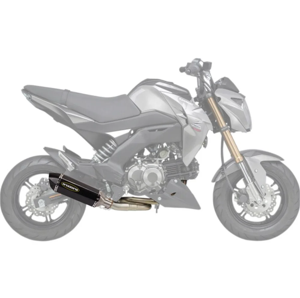 Глушитель выхлопной системы мотоцикла для KAWASAKI Z125 Z 125 PRO 2016-2018 с глушитель средней