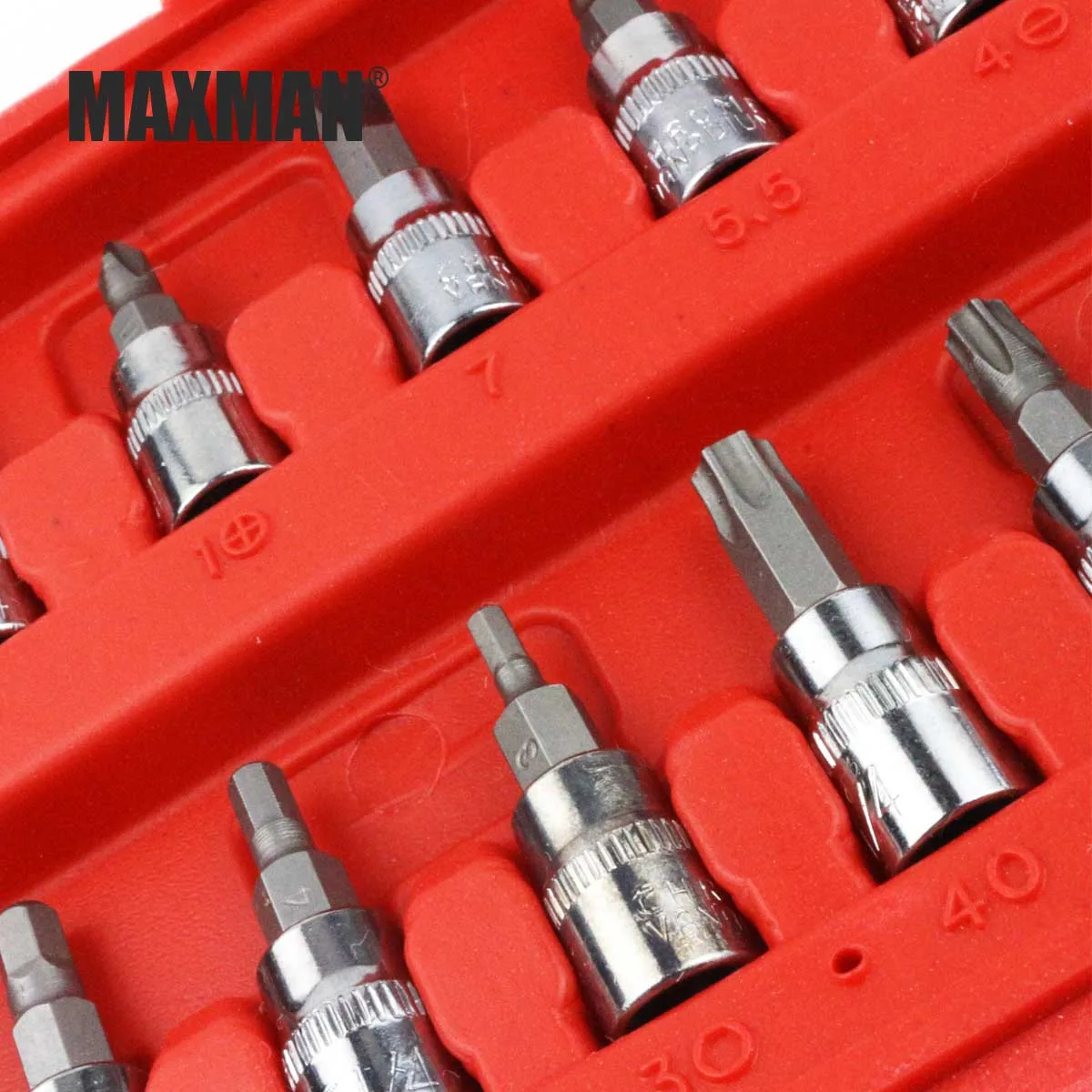Набор торцевых ключей MAXMAN 46 шт. набор инструментов для авторемонта трещотка
