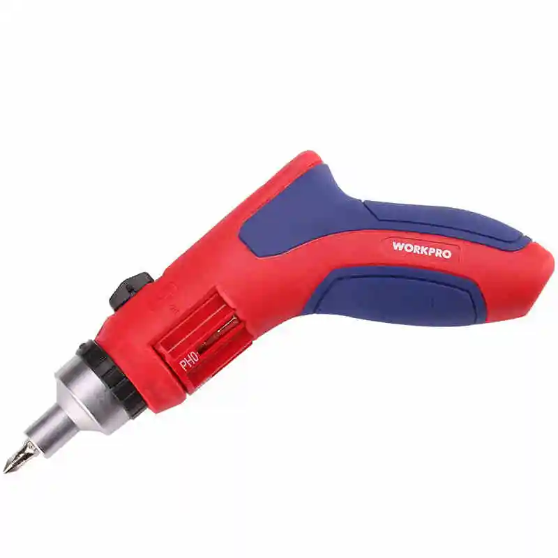 Шуруповерт WORKPRO W021176 с автоматической загрузкой и храповым механизмом