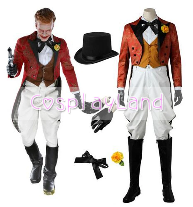 Gotham Jerome Valeska костюм для косплея Горячая ТВ Косплей костюмы на Хэллоуин взрослых