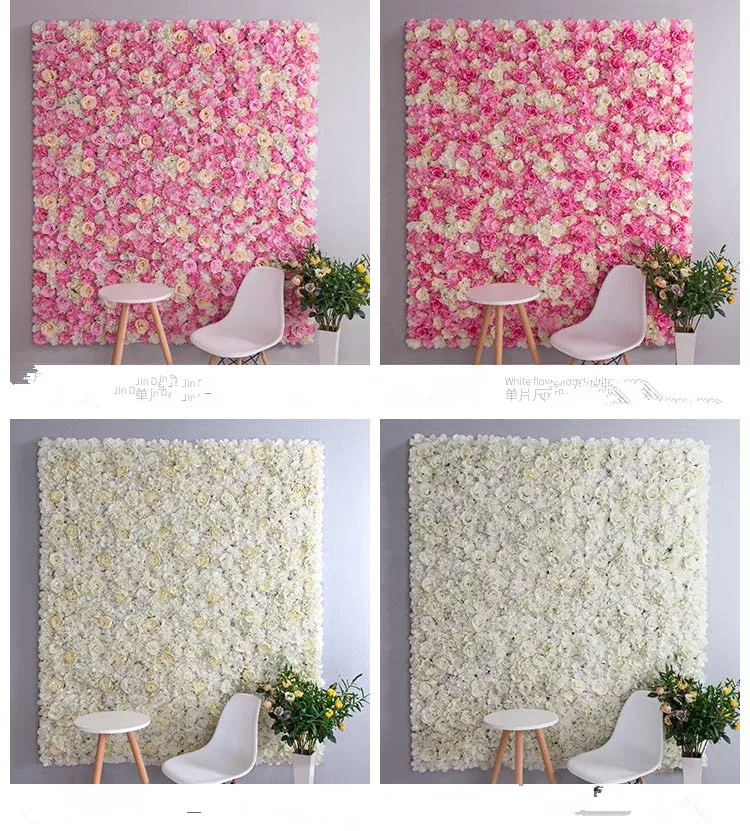 

New Arrival 240x240cm Upscale Hydrangea Flower Wall Set with Stand DIY Wedding Background Decorations Free Delivery
