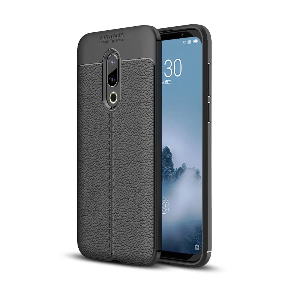 Чехол для телефона Meizu 16th плюс роскошный противоударный Прочный кожа дизайн