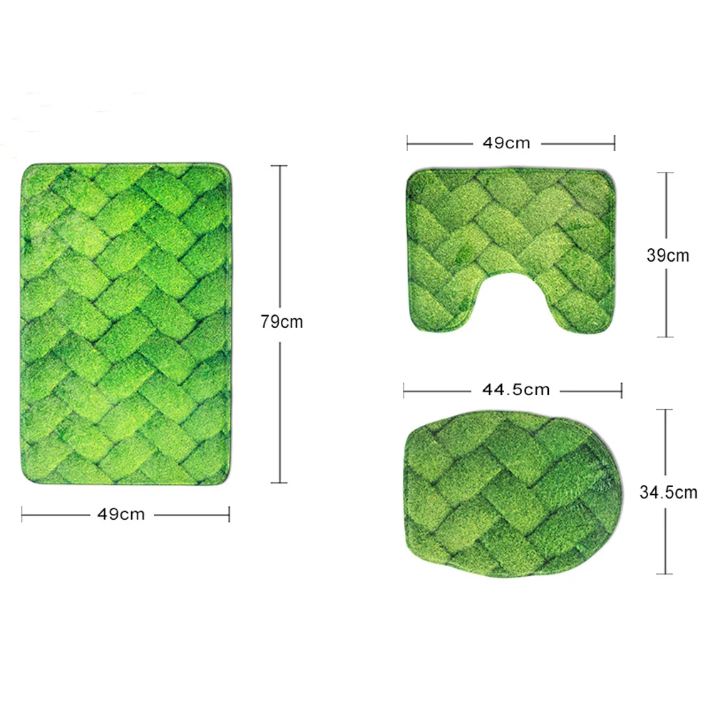 Набор нескользящих больших чехлов на сиденье унитаза HUGSIDEA в ванную комнату с