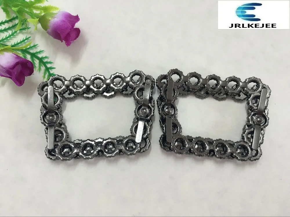 (5 пар/партия) черных масок diamond блестящие шпильки обувь с цветочным принтом