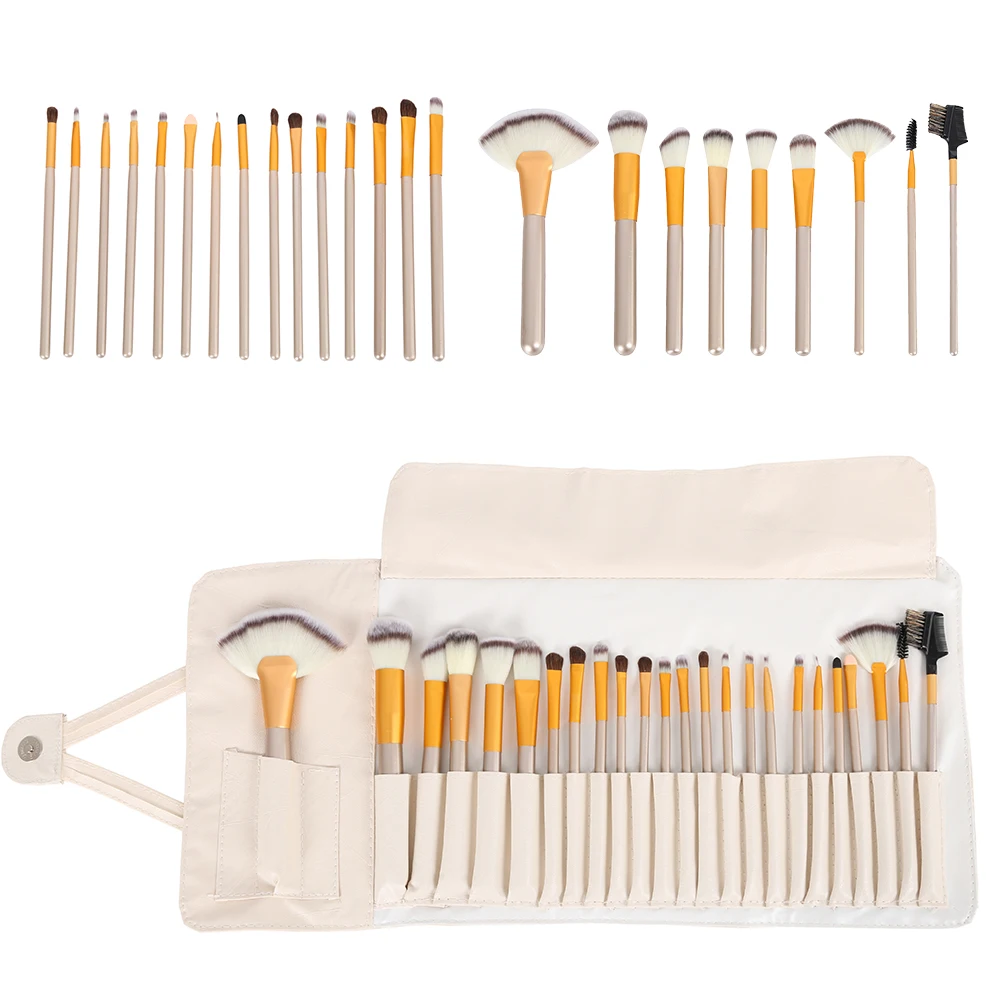 

Professional makeup blend brushes kit set Soft 24pcs Cosmetic Tools Foundation Eyeshadow Blush pinceau kit brochas maquillaje