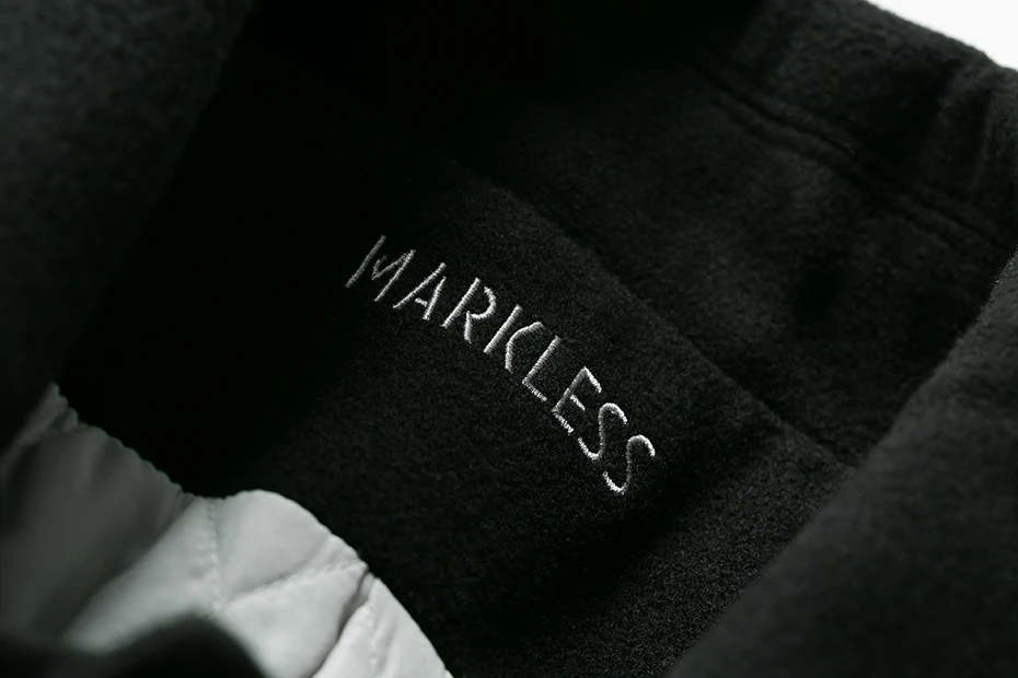 Мужская длинная теплая куртка и пальто от Markless jaqueta masculina, зимнее толстое пальто для мужчин chaqueta hombre WTA8157M