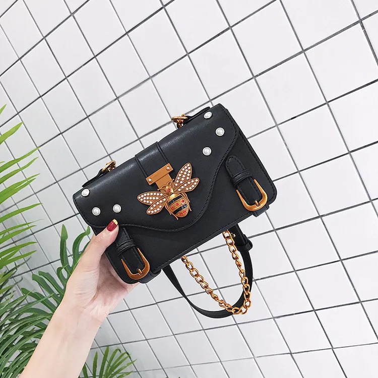 Бренд мешок Для женщин Курьерские сумки Пчелка Сумки crossbody для на плечо дизайнер