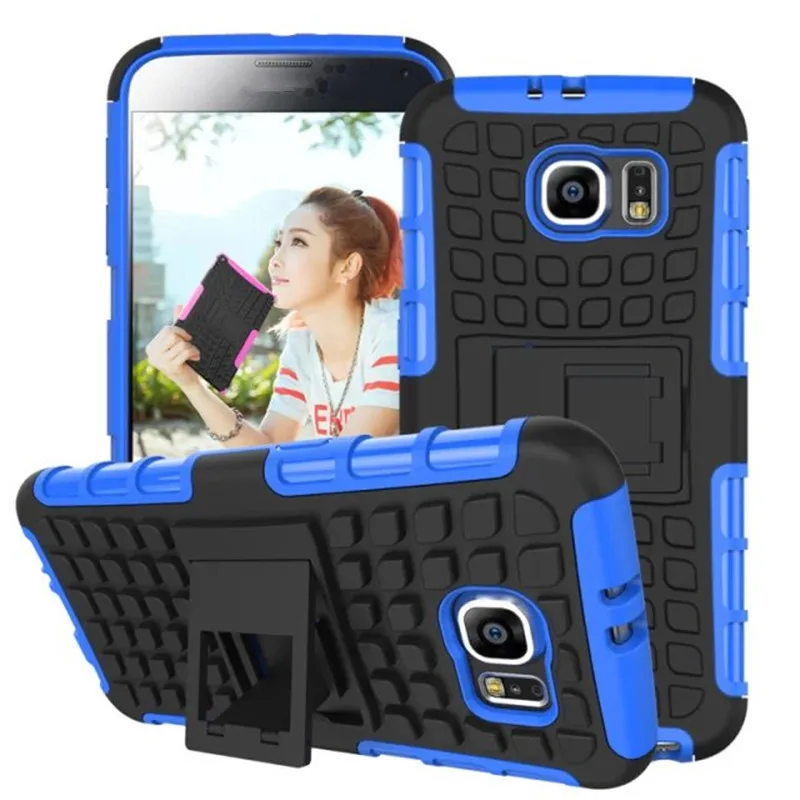 AILKIN Heavy Duty Защита чехол для телефона samsung Galaxy S6 S6edge S7 S7edge шин узор Броня с держатель