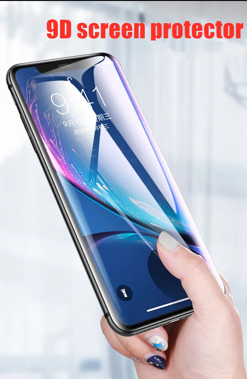 9D полное покрытие защитная пленка Закаленное стекло для Xiaomi mi 9 стекло A2 mi 8 lite 5X 6X Защита экрана для Xiaomi mi 9 стекло