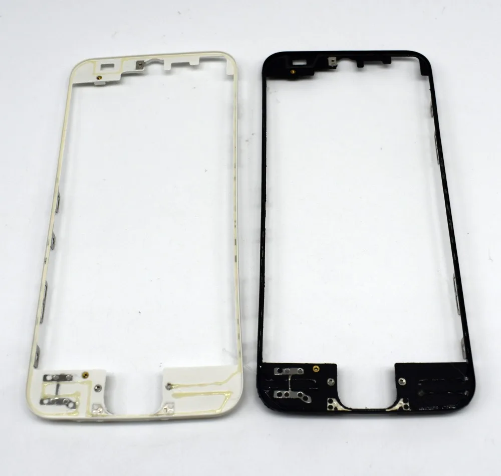 10 шт./лот черный белый LCD и сенсорный экран Рамка передняя рамка поддерживающий