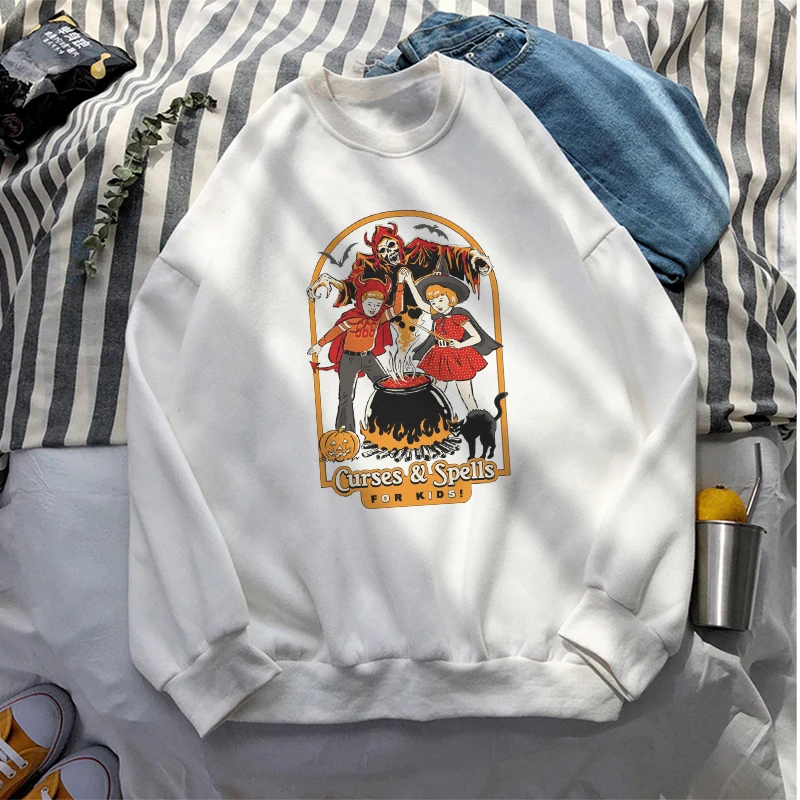 Harajuku Let's Summer Demons Графический Harajuku Tumblr мультфильм сатана вайтин принт женские топы зимние теплые Повседневные свитера