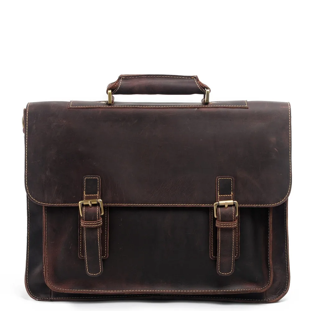 Мужской портфель на одно плечо из кожи пу|briefcase luxury|luxury briefcasecomputer leather bag |