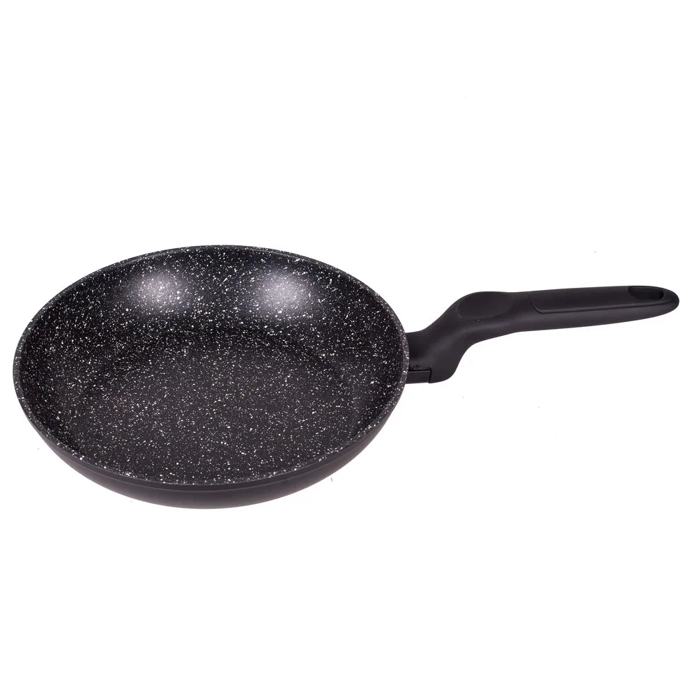 СКОВОРОДА SATOSHI литая с каменным антипригарным покрытием.|frying pan|pan stonestone fry pan |