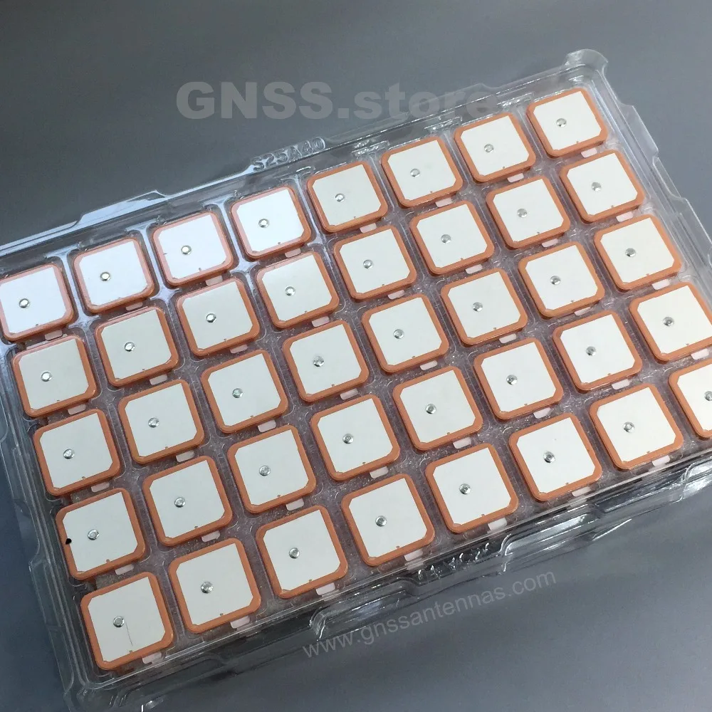 GPS антенна для IOT 2 шт. керамическая GNSS GLONASS пассивная 25x25x4 мм бесплатная
