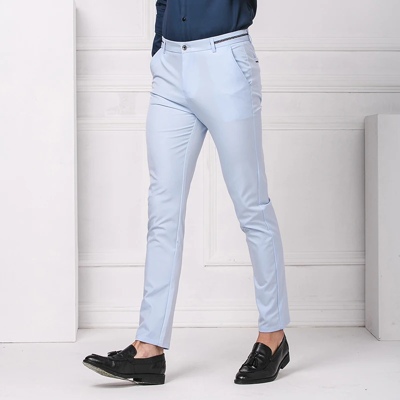 Мужские брюки карандаш облегающие в английском стиле не глажка|men suit pants|suit pantssuit