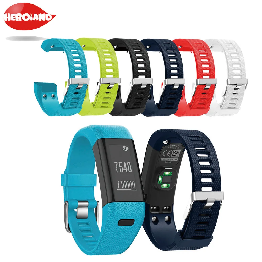 

HIPERDEAL Новый Сменный мягкий силиконовый браслет ремешок браслет для Garmin Vivosmart HR 17Dec21 Прямая поставка