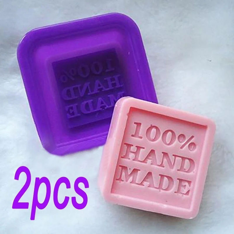 2 шт./компл. 100% искусственное мыло булочки квадратные формы для мыла изготовление