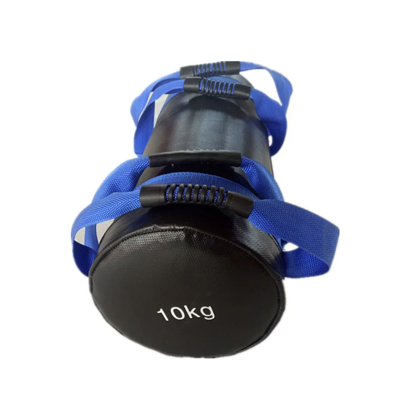 Blue-22 LBS (10 KG) Тренажерный зал тяжелая атлетика Болгарский мешок с песком для бокса фитнес-тренировки многофункциональная физическая тренировка высокая интенсивность упражнения силовая сумка - Цвет: Blue-22 LBS (10 KG)