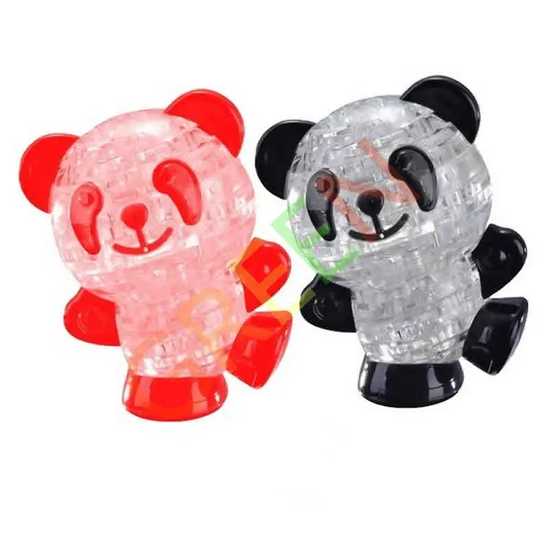 Table Decoration 3D Crystal Puzzle Jigsaw Model Diy Panda Intellectual Toy Gift Furnish Gadget | Игрушки и хобби