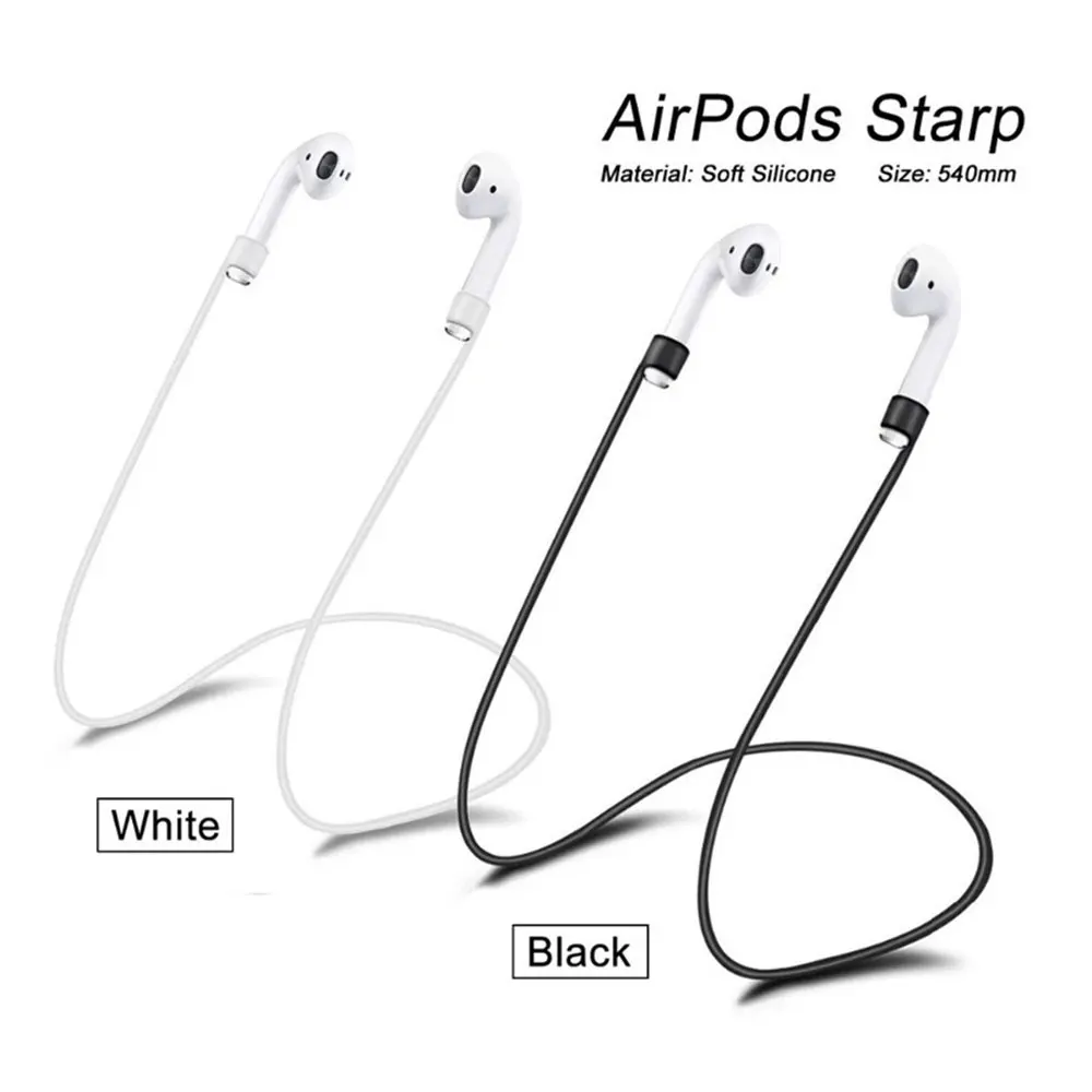 Leegoal Silicone Case Protective Cover With Hook Anti-lost Strap Rope Holder Ear Plug Earbuds For Airpods | Электроника