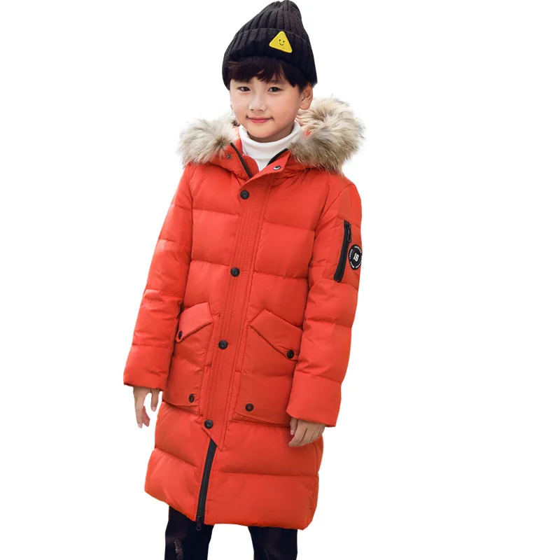 2019 детская зимняя куртка Одежда для маленьких мальчиков Детский пуховик пальто