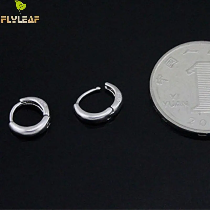 Женские серьги гвоздики Flyleaf из стерлингового серебра 925 пробы гипоаллергенные