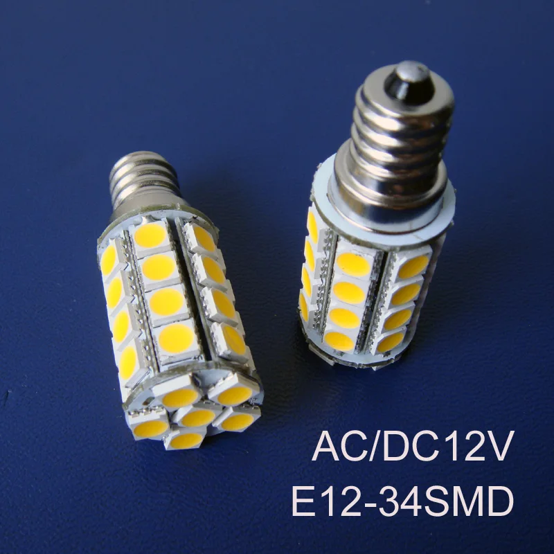 Высококачественные светодиодные лампы 5050SMD AC/DC12V 6W E12 e12 Бесплатная доставка 100