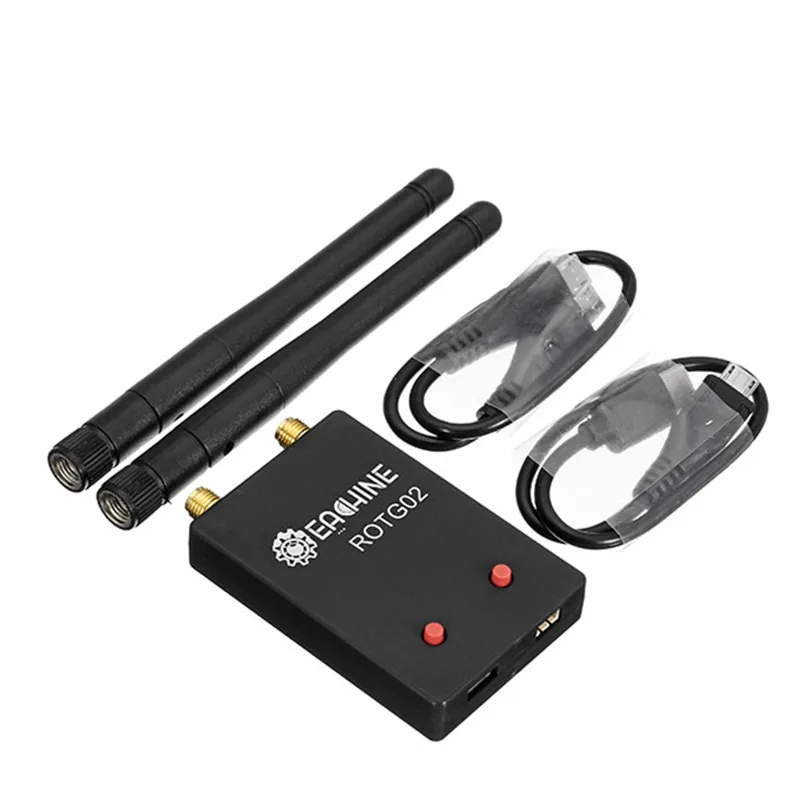 Eachine ROTG02-Receptor de audio FPV para m&oacute;viles, dispositivo receptor UVC OTG de 5.8G, 150CH receptor de Audio FPV para Android, m&oacute;vil, tableta, Smartphone, transmisor VS ROTG02 R051-5