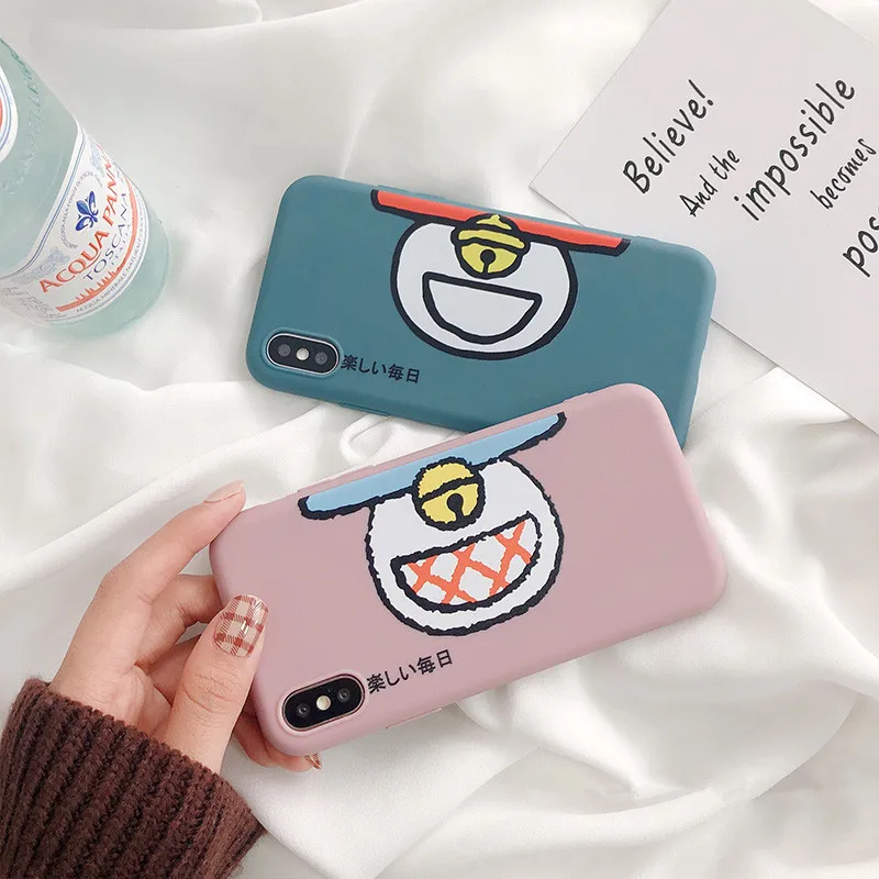 Full package Durable soft TPU Anti fall case for iphone 6 7 8 plus X XS funny cartoon animals frog duck cat pigs phone covers |