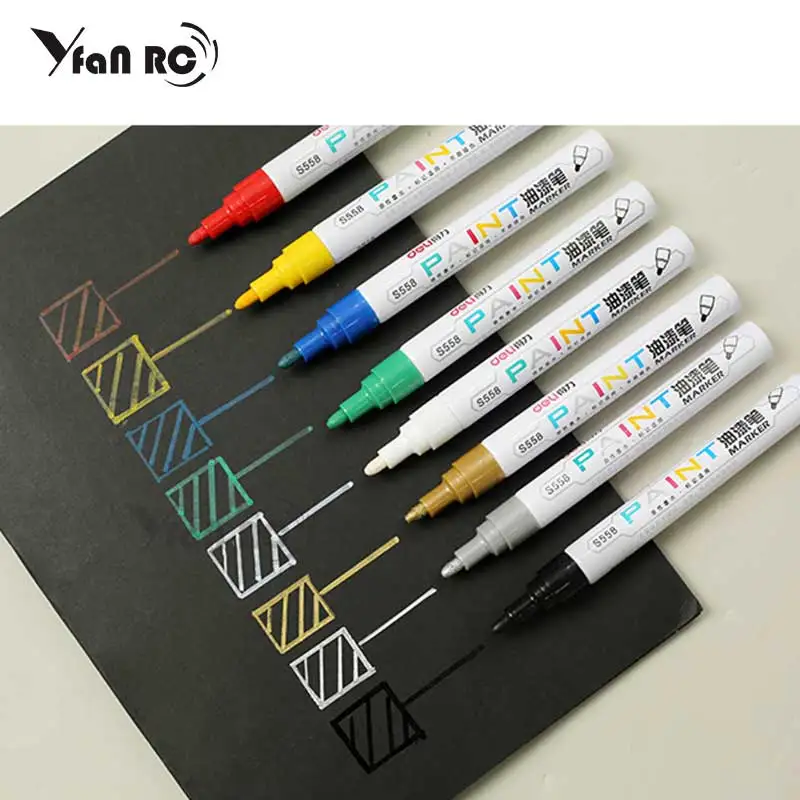 Yfan RC 2 шт. 8 цветов опционально шина для радиоуправляемого автомобиля Рисование