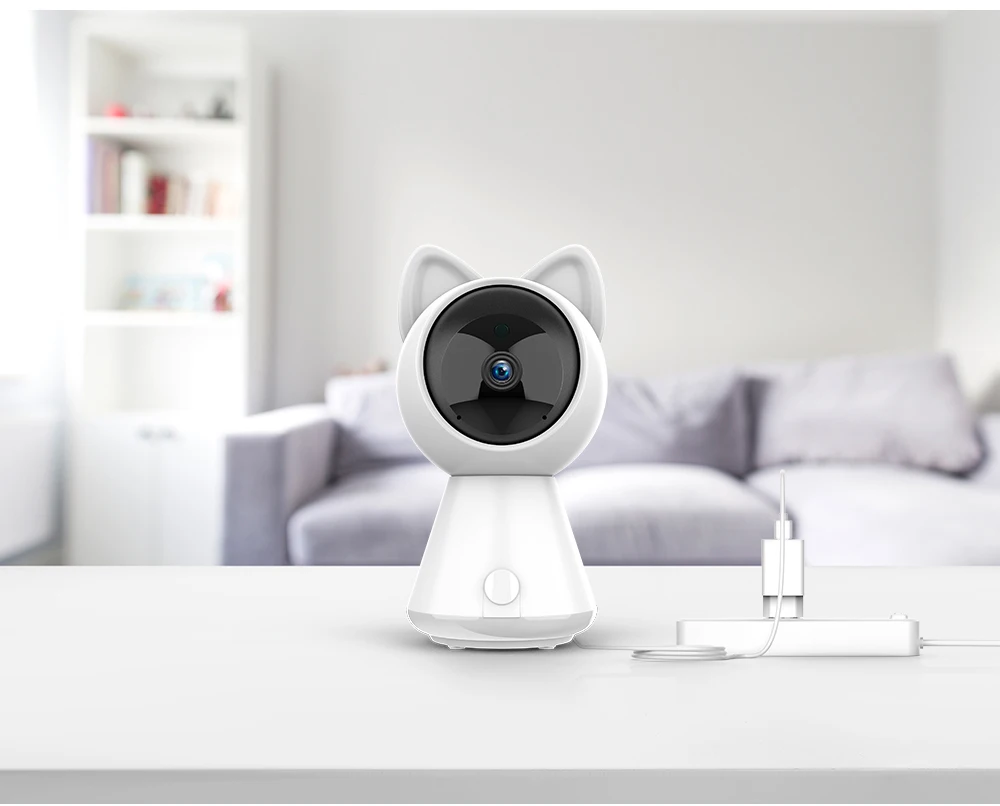 1080P облачная HD IP камера WiFi Kitty Cat камера наблюдения Детский Монитор инфракрасная камера безопасности Беспроводная CCTV камера YCC365