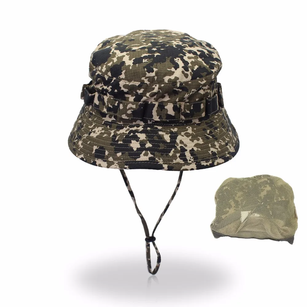 Мужская Солнцезащитная шляпа bionic jungle летняя дышащая камуфляжная Панама с
