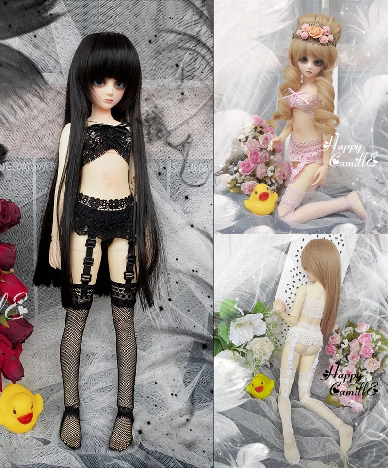 1/4 1/3 весы BJD бюстгальтеры + нижнее белье костюм с чулками для SD Одежда кукла