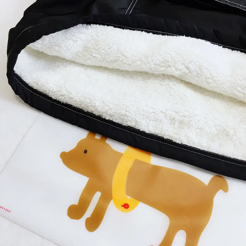 Повседневное Для женщин толстый теплый флис лайнер парки пальто с капюшоном