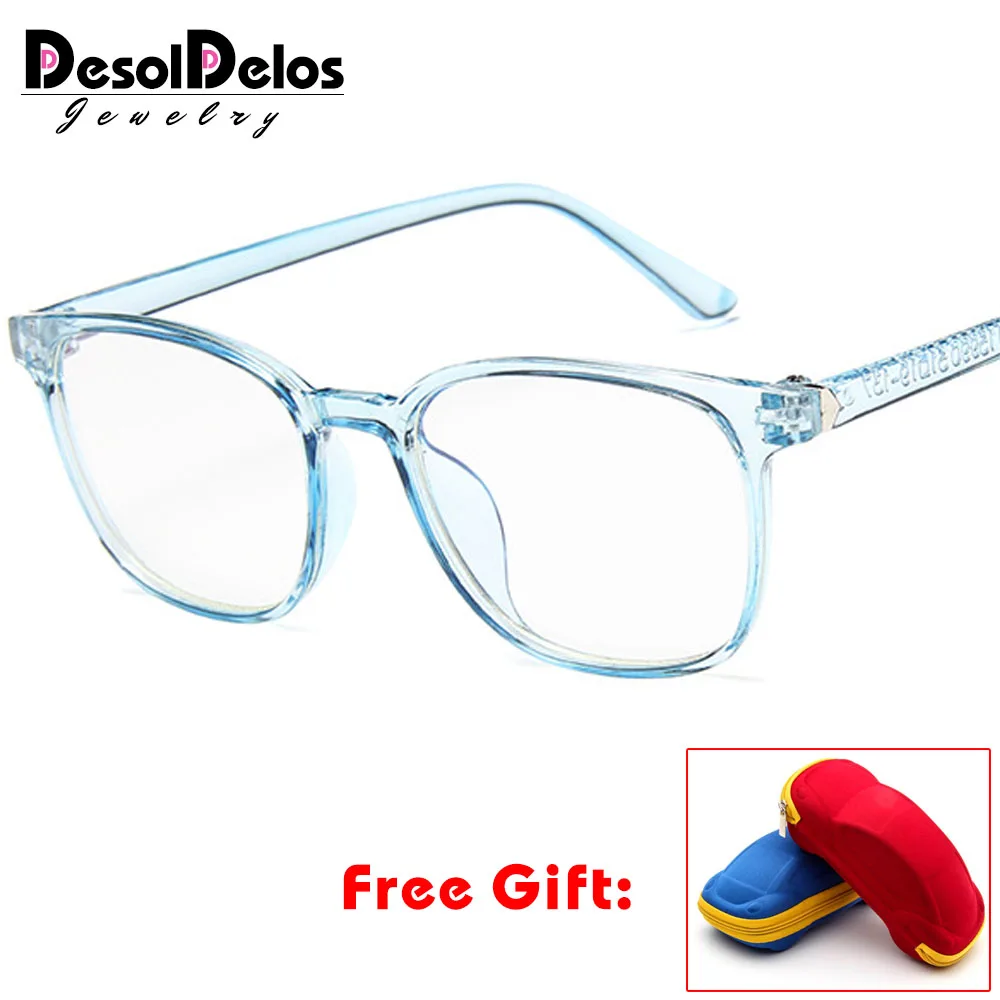 Очки в стиле ретро с прозрачными стеклами рамка Для женщин Винтаж оправа для