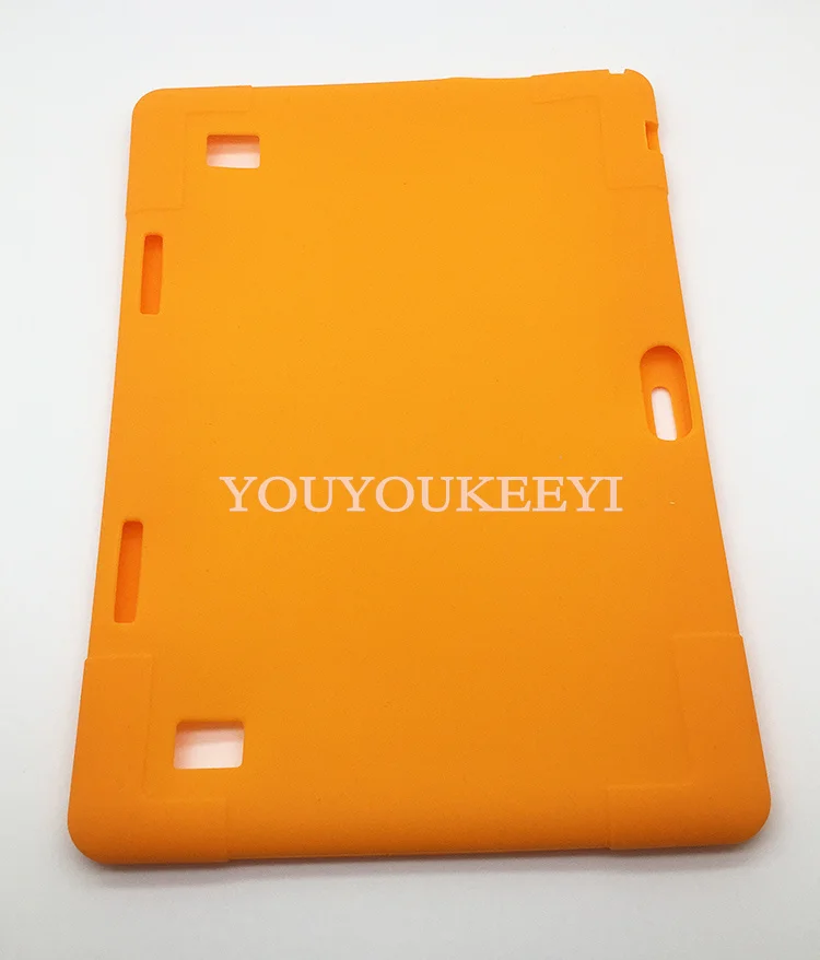 Orange Мягкий силиконовый защитный рукав для BOBARRY T109/T900 10,1 дюймов планшетный ПК, дети Безопасный противоударный силиконовый чехол 6 видов цветов - Цвет: Orange