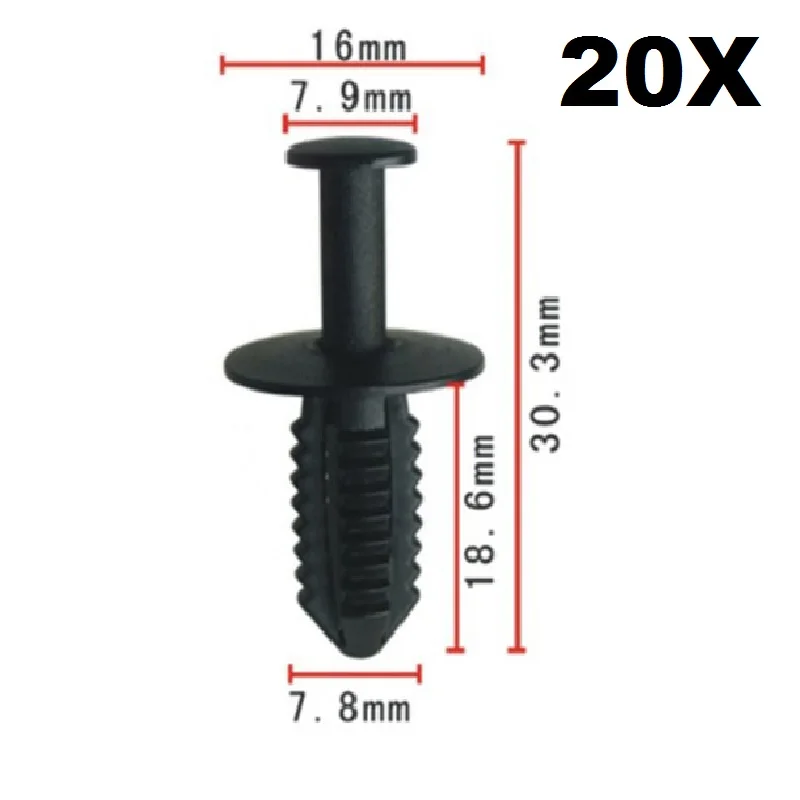 

20pcs For BMW Door Panel Retainers Trim panel clips / Bumper Trim Door Sill Rivet Clips Retaine