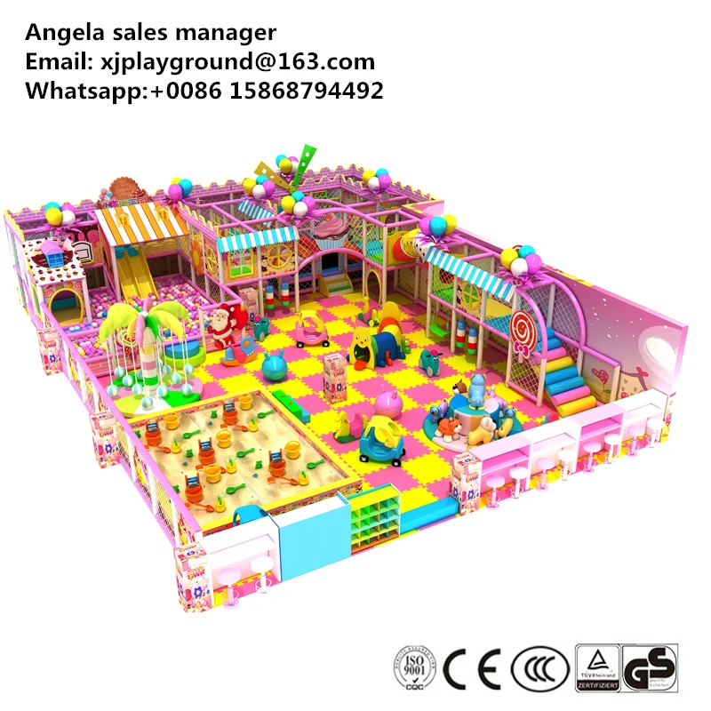 Индивидуальное оборудование для крытой игровой площадки мягкая игровая