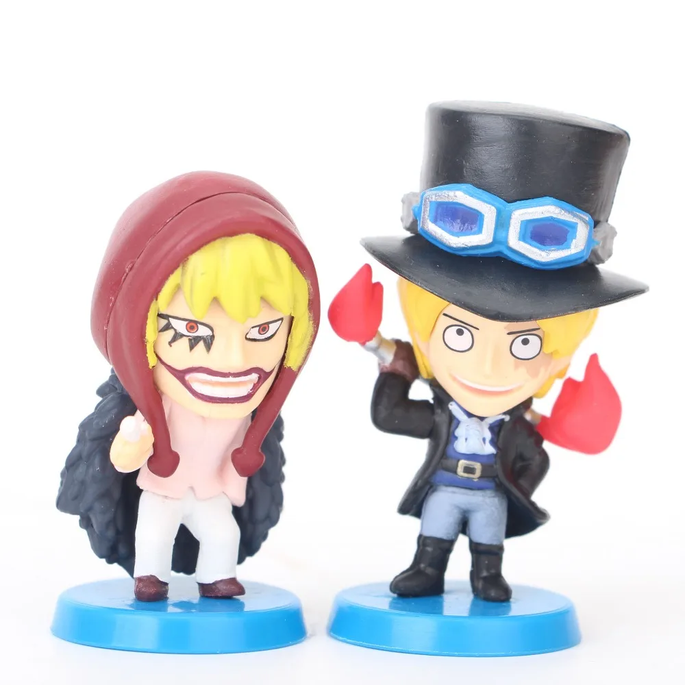 Фигурки героев аниме Luffy Zoro Doflamingo Franky Революционная сабо коала серденон ПВХ