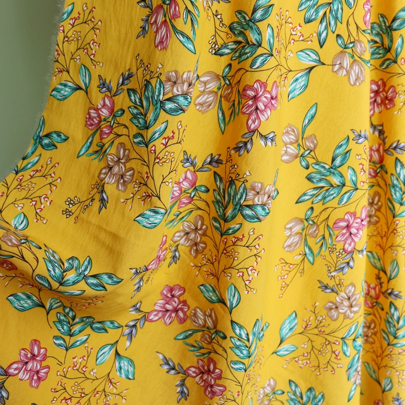 Винтажная одежда материал лето мягкий Полиамид хлопок ткань цветы 100 см * 145 | Дом и