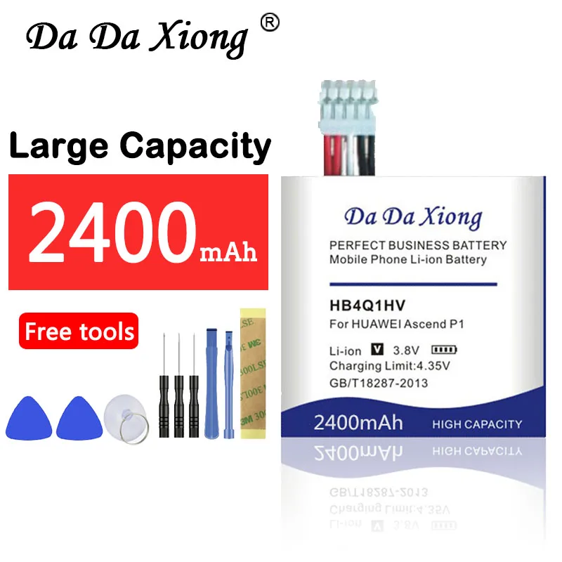 Аккумулятор Da Xiong 2200 мАч HB4Q1HV для Huawei P1 U9200 T9200 U9500 D1|Аккумуляторы мобильных