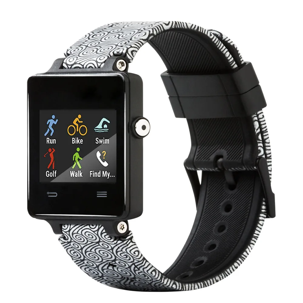 Pattern F Baaletc для Garmin Vivoactive Ацетатный ремешок мягкий силиконовый сменный фитнес-браслет с застежками для Garmin Vivoactive - Цвет: Pattern F