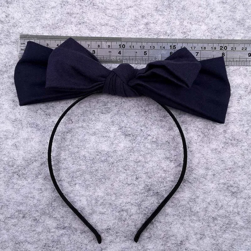 GZHilovingl Girls Big Bow Cotton Hairbands Hair Hoops 2019 New Kids Childs Summer Cute Headwear Accessories Handmade | Детская одежда и